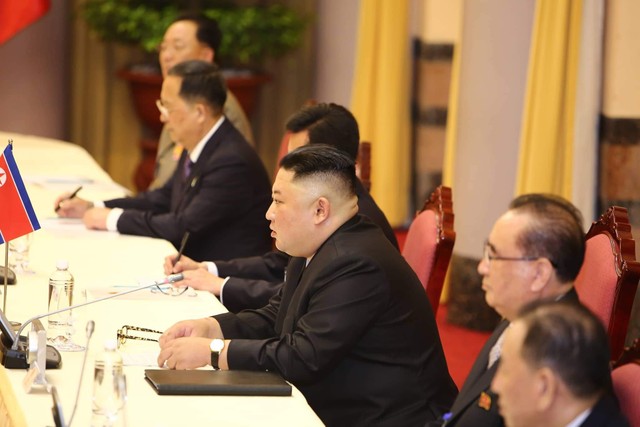 Hình ảnh lễ đón chính thức Chủ tịch Kim Jong Un ảnh 9