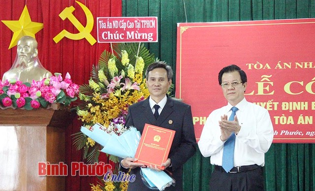 Tòa án nhân dân tối cao bổ nhiệm nhân sự mới ảnh 1