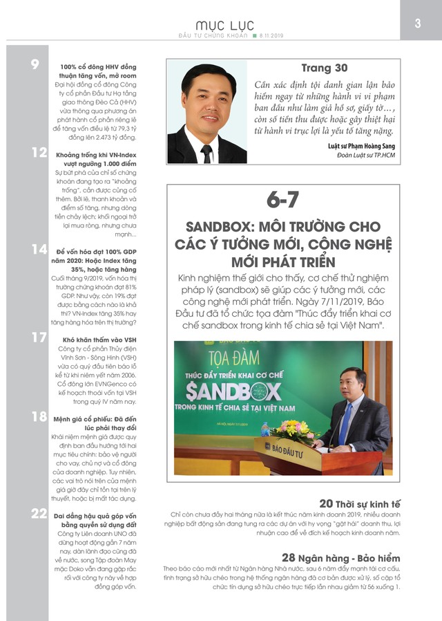 Đầu tư Chứng khoán số 134/2019 ảnh 1