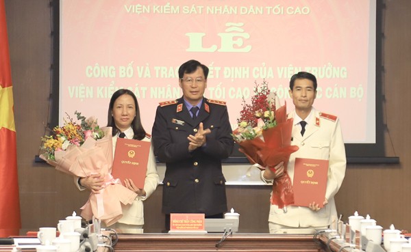 Tòa án nhân dân tối cao, Viện Kiểm sát nhân dân tối cao bổ nhiệm nhân sự mới ảnh 1