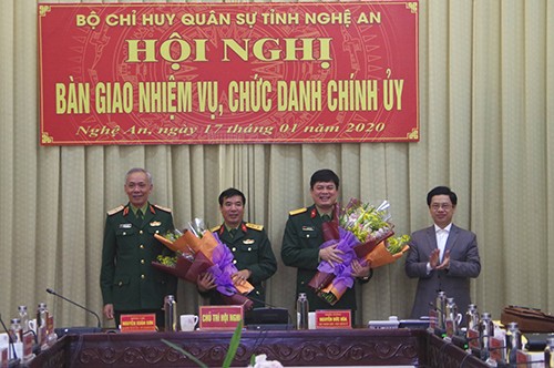 Điều động, bổ nhiệm nhân sự Bộ Chỉ huy Quân sự các tỉnh Nghệ An và Yên Bái ảnh 1