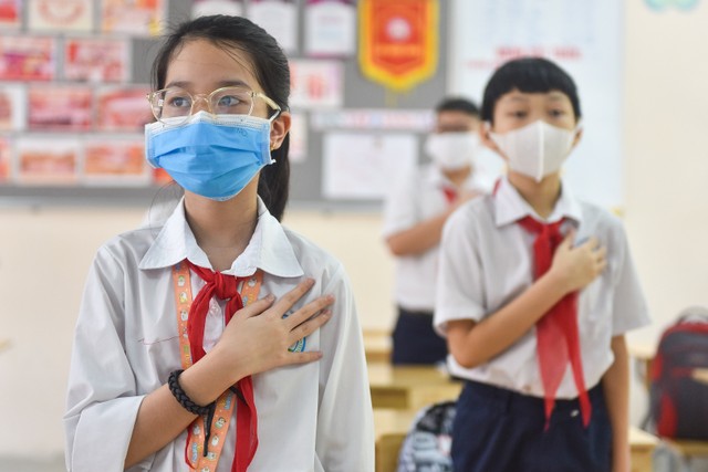 Hà Nội: Gần 1.900 trường mầm non, tiểu học đón học sinh trở lại ảnh 1