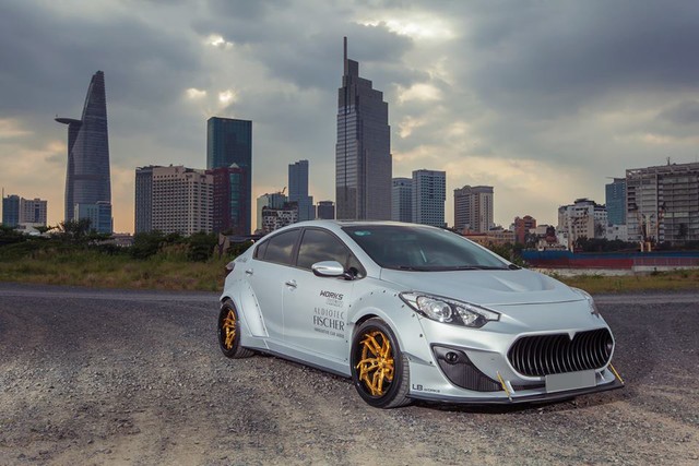 Kia K3 biến thành siêu xe Maserati GranTurismo tại Việt Nam ảnh 1