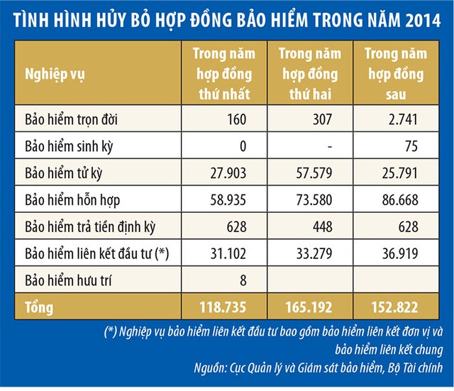 Thấy gì từ hơn 436.000 hợp đồng bảo hiểm bị hủy bỏ? ảnh 1