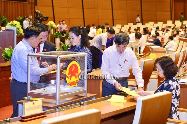 Đại biểu Quốc hội bỏ phiếu bầu Chủ tịch nước ảnh 5