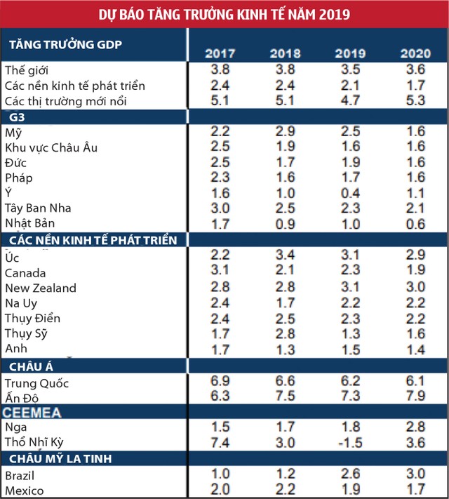2019 thách thức kinh tế đến sớm ảnh 1