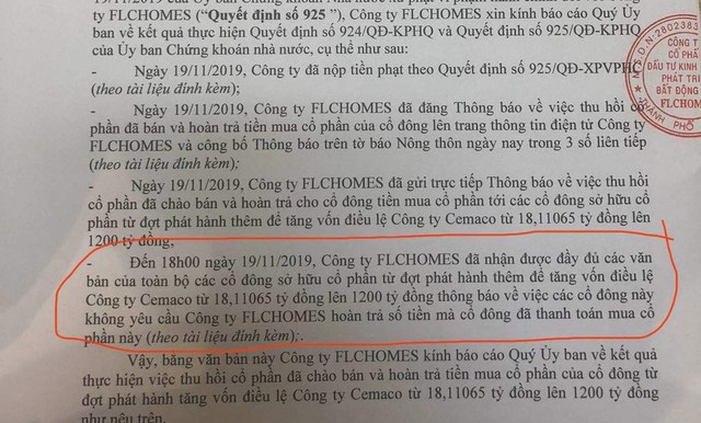 FLCHomes đã khắc phục xong lỗi trước khi “kết hôn” của Cemaco ảnh 1