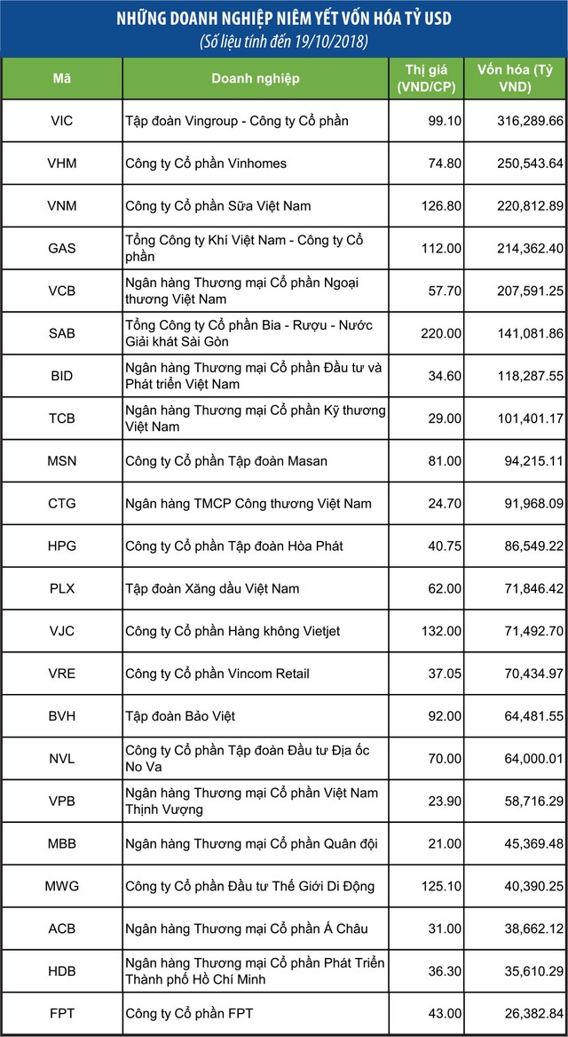 Những doanh nghiệp Việt tỷ USD ảnh 1