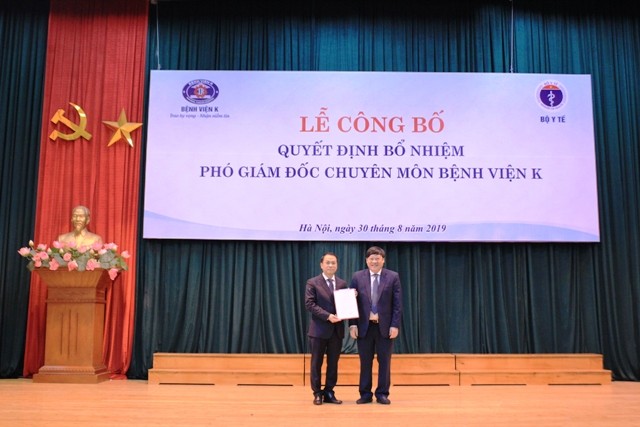 Bổ nhiệm lãnh đạo 2 Bệnh viện Trung ương ảnh 1