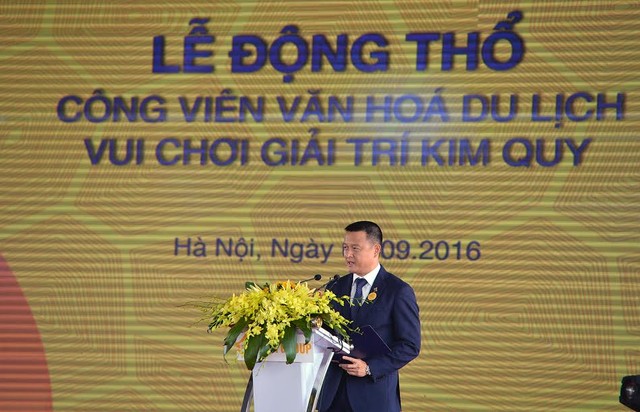 Động thổ Dự án Công viên Kim Quy tại Hà Nội ảnh 6