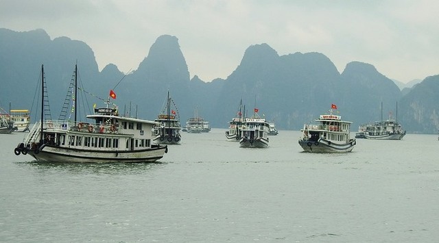 Dòng người chen chúc mua vé tham quan vịnh Hạ Long ảnh 10