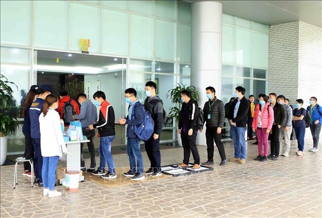Các khu công nghiệp tỉnh Vĩnh Phúc chủ động phòng, chống dịch COVID-19 ảnh 4
