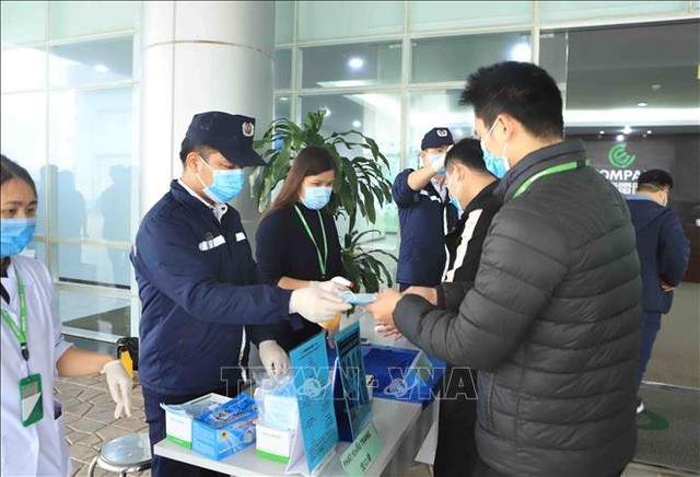 Các khu công nghiệp tỉnh Vĩnh Phúc chủ động phòng, chống dịch COVID-19 ảnh 5