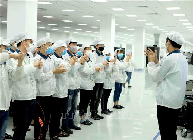 Các khu công nghiệp tỉnh Vĩnh Phúc chủ động phòng, chống dịch COVID-19 ảnh 6