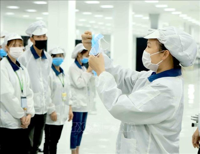 Các khu công nghiệp tỉnh Vĩnh Phúc chủ động phòng, chống dịch COVID-19 ảnh 7