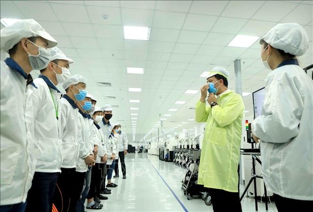 Các khu công nghiệp tỉnh Vĩnh Phúc chủ động phòng, chống dịch COVID-19 ảnh 8