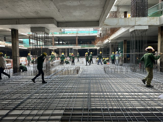Dự án TTC Plaza Đà Nẵng đã hoàn thành hầm B1, đang thi công hầm B2, nhà thầu đang khẩn trương đẩy nhanh tiến độ để đảm bảo bàn giao đúng thời hạn