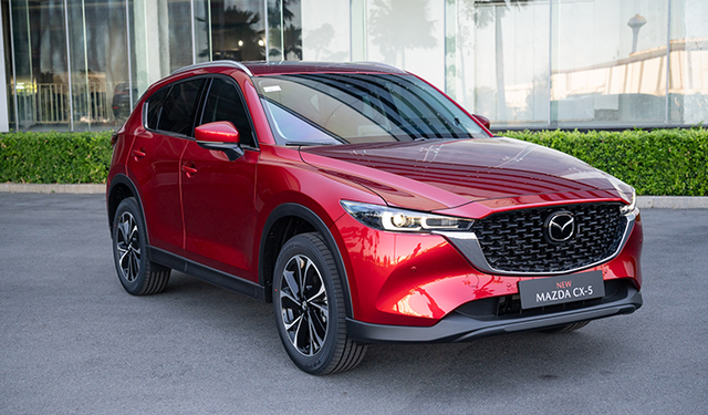 Mazda CX-5 đứng thứ 6 trong bảng xếp hạng.