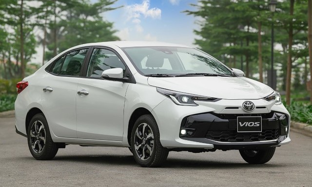 Toyota Vios là xe bán chạy thứ hai toàn thị trường trong tháng 7/2024.