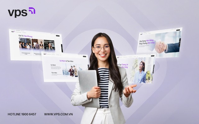 Giao diện website VPS “dẫn lối hành trình trải nghiệm” Giao diện website VPS “dẫn lối hành trình trải nghiệm”