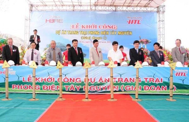 Lễ khởi công Dự án trang trại điện gió Tây Nguyên (giai đoạn 1) mới diễn ra ngày 6/3