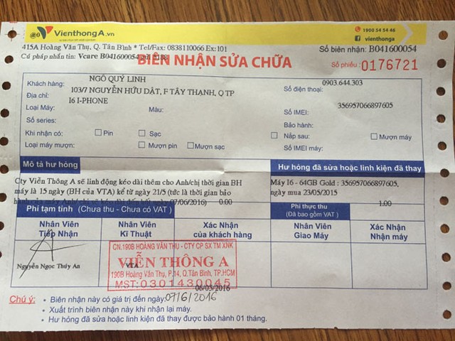 Từ sự việc bảo hành sản phẩm Apple thấy buồn cho quyền lợi của người tiêu dùng Việt Nam  ảnh 2