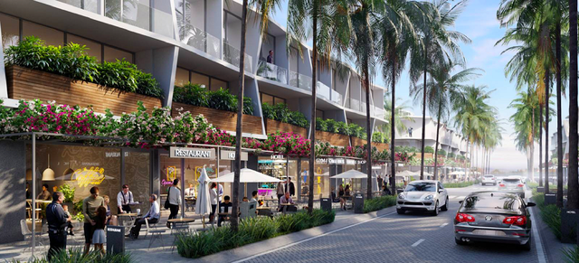 Phối cảnh tuyến phố thương mại tại The Sound Phối cảnh tuyến phố thương mại tại The Sound