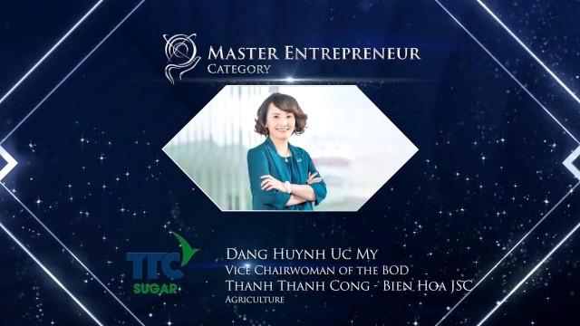 Bà Đặng Huỳnh Ức My - Phó Chủ tịch HĐQT SBT được vinh danh là Doanh nhân xuất sắc Châu Á 2021 Bà Đặng Huỳnh Ức My - Phó Chủ tịch HĐQT SBT được vinh danh là Doanh nhân xuất sắc Châu Á 2021