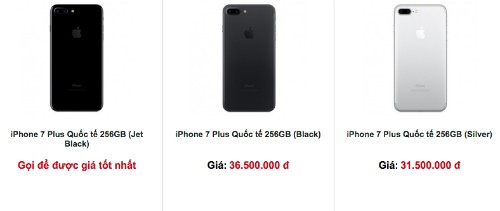 iPhone 7 Plus Jet Black khan hàng tại Việt Nam ảnh 1 iPhone 7 Plus Jet Black khan hàng tại Việt Nam ảnh 1