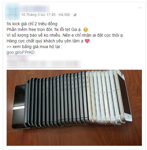 iPhone 5S giá còn 2 triệu đồng tại Việt Nam ảnh 1 iPhone 5S giá còn 2 triệu đồng tại Việt Nam ảnh 1