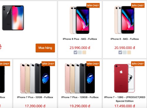 iPhone 8 không 'sốt giá' ở Việt Nam ảnh 1 iPhone 8 không 'sốt giá' ở Việt Nam ảnh 1