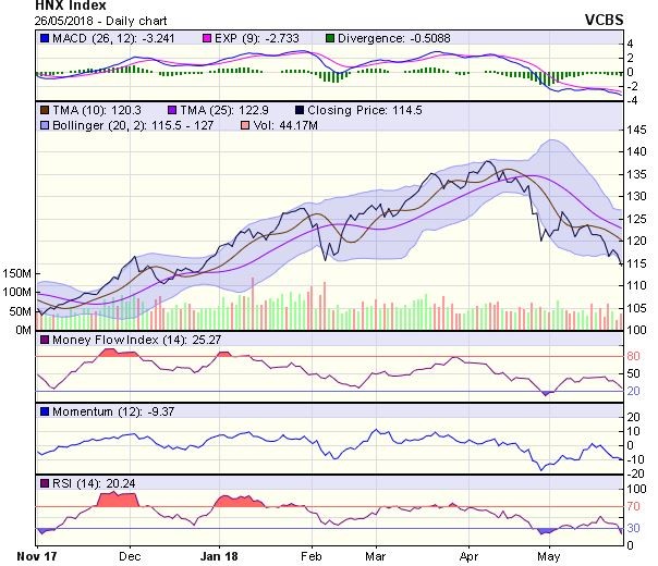 Góc nhìn kỹ thuật phiên 28/5: Chỉ số có thể giảm về vùng 930-940 điểm ảnh 1