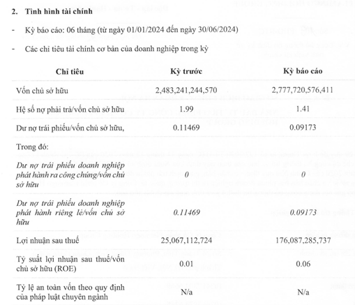 Kết quả kinh doanh 6 tháng đầu năm của Flamingo Holdings. Kết quả kinh doanh 6 tháng đầu năm của Flamingo Holdings.