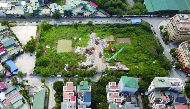 Ô đất NO1 thuộc Khu đô thị mới Hạ Đình (xã Tân Triều, huyện Thanh Trì) được khởi công xây dựng nhà ở xã hội cuối năm 2024. Ảnh: Dũng Minh. Ô đất NO1 thuộc Khu đô thị mới Hạ Đình (xã Tân Triều, huyện Thanh Trì) được khởi công xây dựng nhà ở xã hội cuối năm 2024. Ảnh: Dũng Minh.