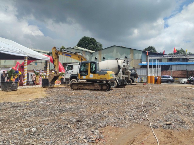 Dự án Bcons Bình An Đông Tây đã có những hoạt động xây dựng đầu tiên.