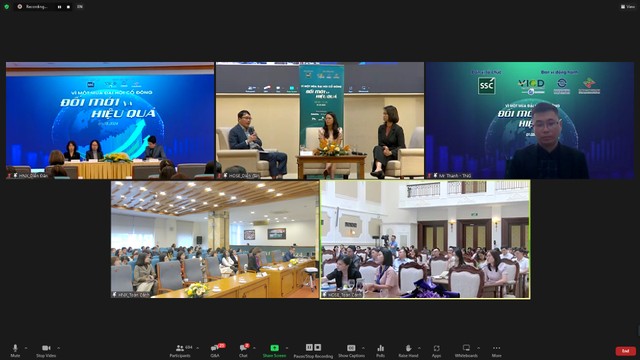 Diễn đàn diễn ra trực tiếp và trực tuyến tại nhiều điểm