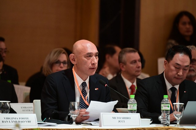 Phó Chủ tịch Hiệp hội Thương mại và Công nghiệp Nhật Bản (JCCI) Muto Shiro Phó Chủ tịch Hiệp hội Thương mại và Công nghiệp Nhật Bản (JCCI) Muto Shiro