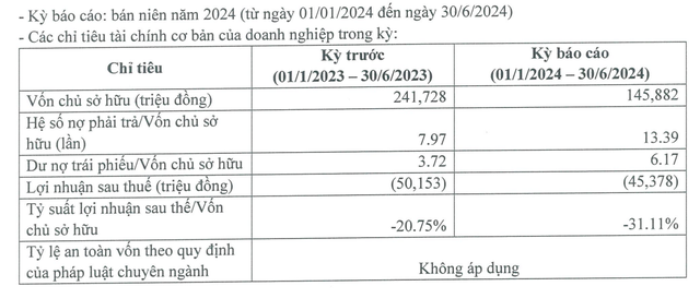 Thông tin tài chính nửa đầu năm 2024 của Phú Thịnh Phát Thông tin tài chính nửa đầu năm 2024 của Phú Thịnh Phát