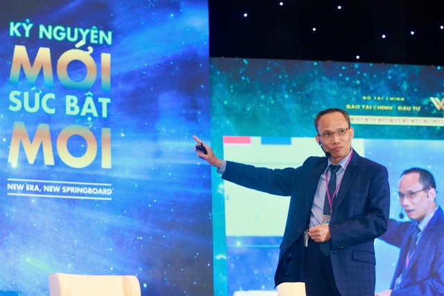 TS. Cấn Văn Lực, Chuyên gia kinh tế trưởng BIDV phát biểu tại sự kiện. Ảnh: Chí Cường TS. Cấn Văn Lực, Chuyên gia kinh tế trưởng BIDV phát biểu tại sự kiện. Ảnh: Chí Cường