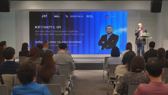 Ông Tạ Anh Phương, CEO Seinetime chia sẻ tại sự kiện