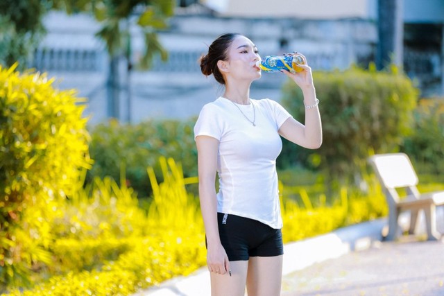 Number 1 Active Chanh Muối được nhiều người yêu thích khi vận động, chơi thể thao.