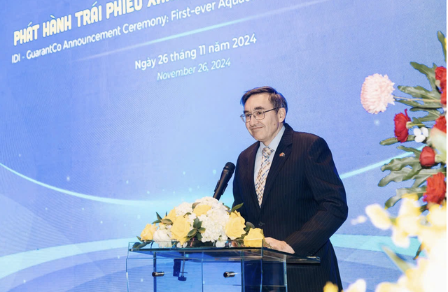 Ngài Brent Stewart, Phó tổng Lãnh sự quán Úc: “Trái phiếu xanh IDI mở đường cho xanh hóa ngành thủy sản Việt Nam”.