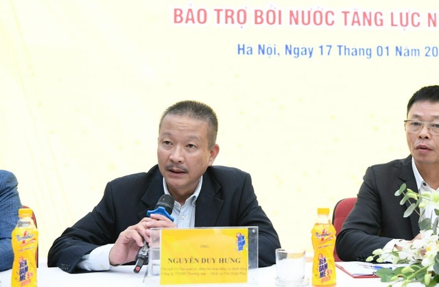 Đại diện Công ty TNHH TMDV Tân Hiệp Phát chia sẻ về giải thưởng