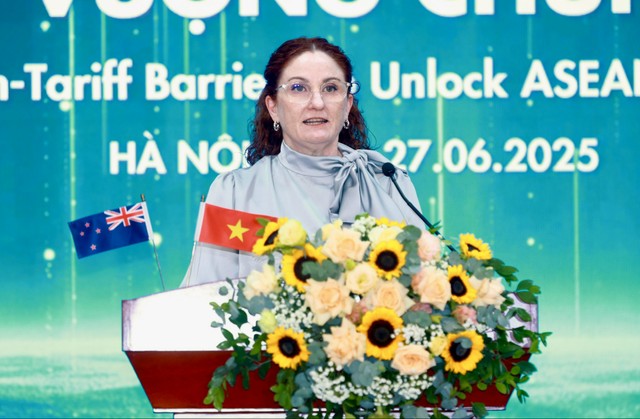 Bà Caroline Beresford - Đại sứ New Zealand tại Việt Nam. Ảnh: Đức Thanh