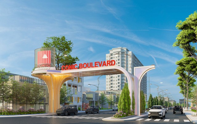 Dự án Conic Boulevard thuộc tổng thể quy hoạch Khu dân cư và căn hộ cao tầng 584, quy mô 5,3 ha, tọa lạc tại huyện Bình Chánh, TP.HCM. Dự án Conic Boulevard thuộc tổng thể quy hoạch Khu dân cư và căn hộ cao tầng 584, quy mô 5,3 ha, tọa lạc tại huyện Bình Chánh, TP.HCM.