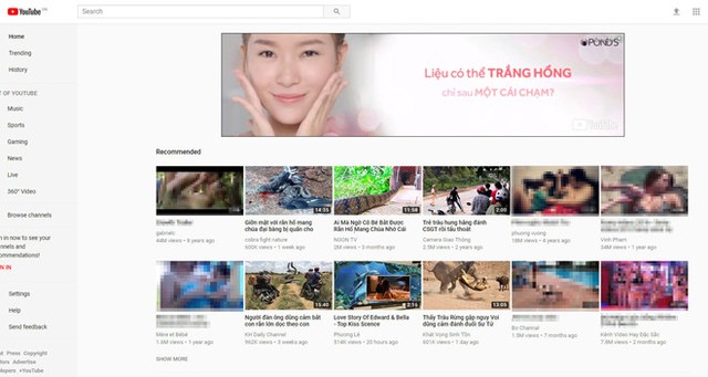 Quảng cáo cạnh video đen: Hãng lo xử lý, hãng thờ ơ ảnh 1 Quảng cáo cạnh video đen: Hãng lo xử lý, hãng thờ ơ ảnh 1