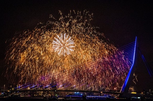 Những màn pháo hoa mãn nhãn chào 2018 ảnh 5