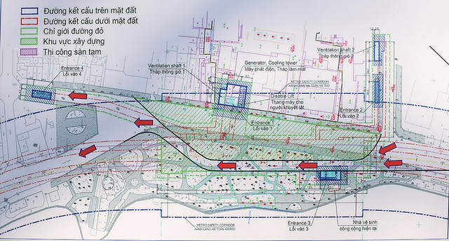 Hà Nội trưng bày phối cảnh ga tàu điện ngầm cạnh Hồ Gươm ảnh 10