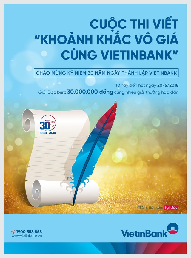 Phát động Cuộc thi viết “Khoảnh khắc vô giá cùng VietinBank” ảnh 1
