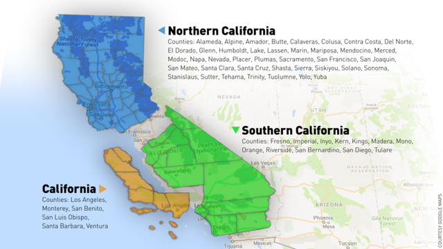 Mỹ sẽ trưng cầu ý dân vụ tách California thành 3 bang ảnh 1 Mỹ sẽ trưng cầu ý dân vụ tách California thành 3 bang ảnh 1